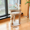 &Aacute;rbol para gatos con bola de sisal y rinc&oacute;n de felpa de lujo: refugio para mascotas multifuncional y ecol&oacute;gico